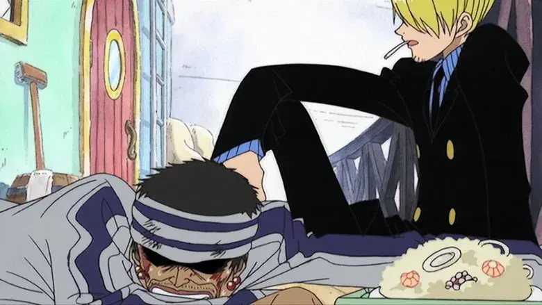 Un invitado inesperado. La comida de Sanji y la gratitud de Gin