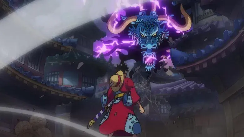 Finalmente se enfrentan. ¡El furioso Luffy vs. Kaido!