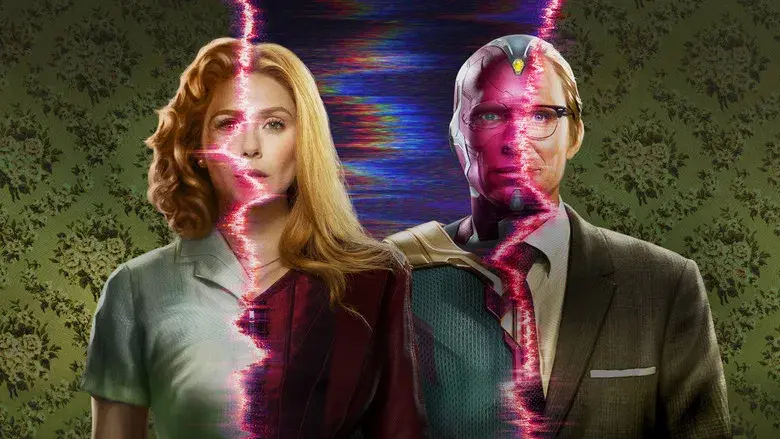 Bruja Escarlata y Visión - Fondo