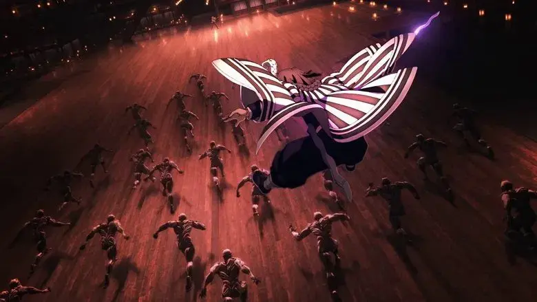 Guardianes de la noche: Kimetsu no Yaiba La fortaleza infinita - Fondo