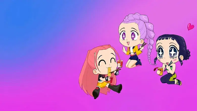 Las guerreras k-pop - Fondo