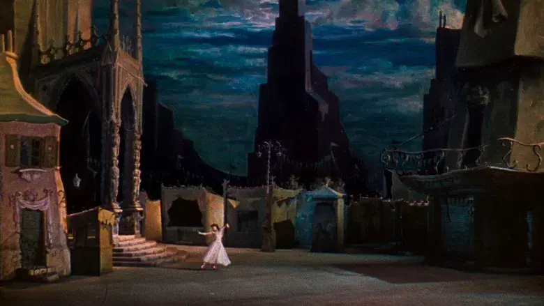 Las zapatillas rojas - Fondo