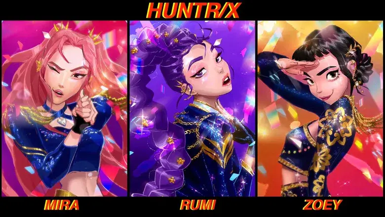 Las guerreras k-pop - Fondo