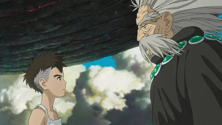 El chico y la garza - Fondo