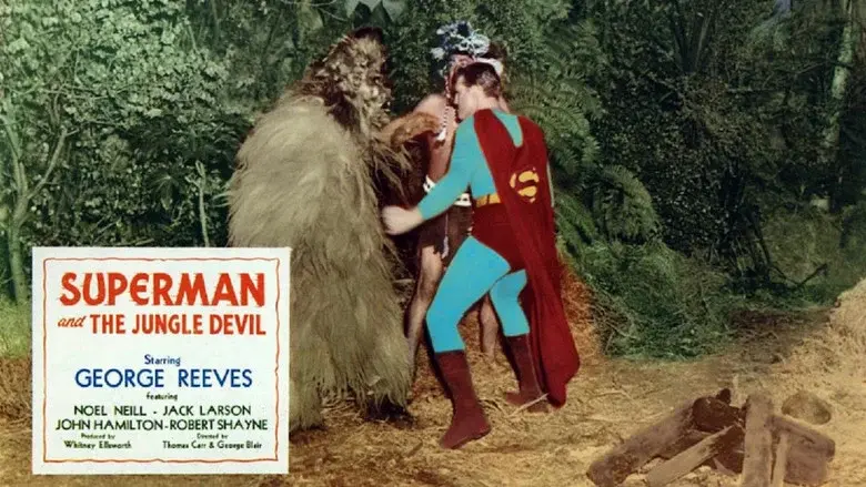 Superman and the Jungle Devil - Fondo