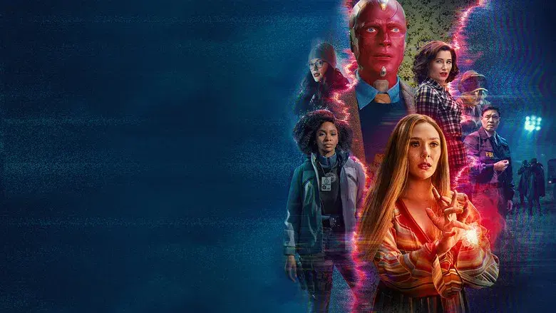 Bruja Escarlata y Visión - Fondo