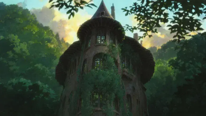 El chico y la garza - Fondo