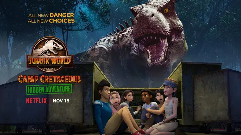 Jurassic World: Campamento Cretácico: Aventura secreta - Fondo