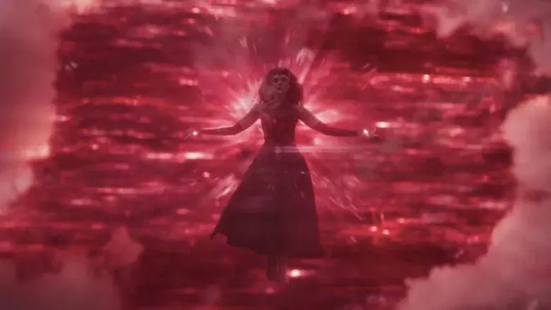 Bruja Escarlata y Visión - Fondo