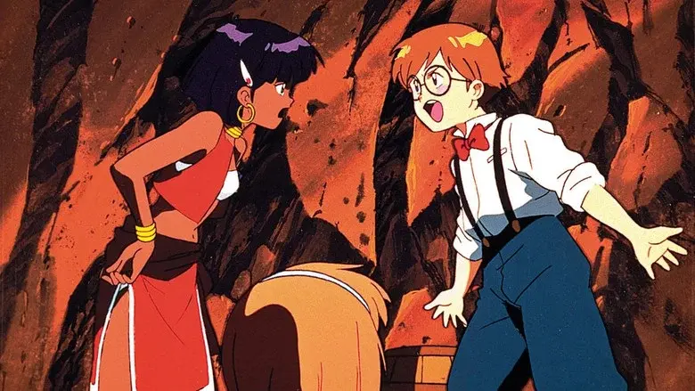 Nadia: El misterio de la piedra azul - Fondo