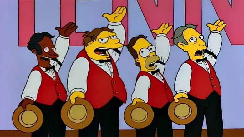 El cuarteto vocal de Homer