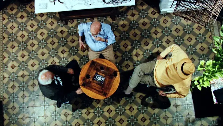 Tres en la deriva del acto creativo - Fondo