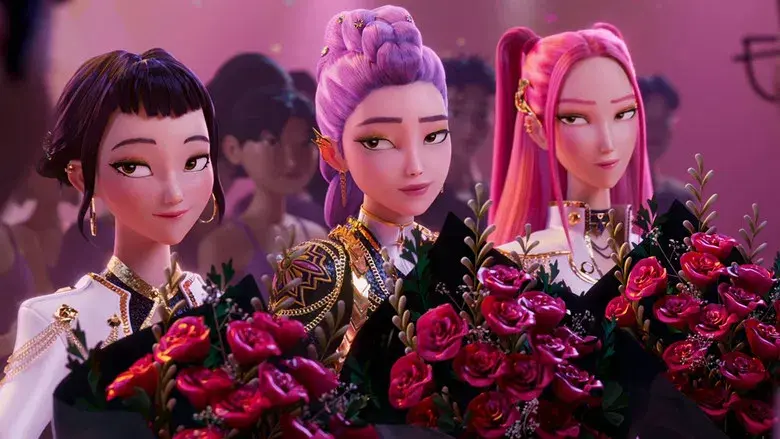 Las guerreras k-pop - Fondo