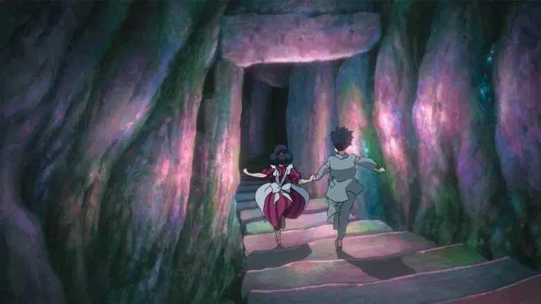 El chico y la garza - Fondo