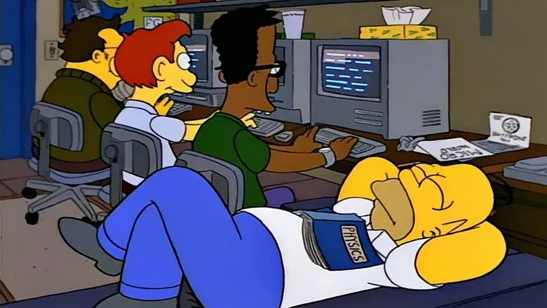 Homer asiste a la universidad