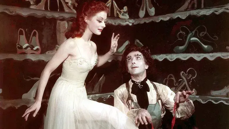 Las zapatillas rojas - Fondo