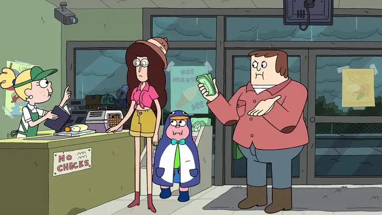 Clarence’s Stormy Sleepover - Fondo