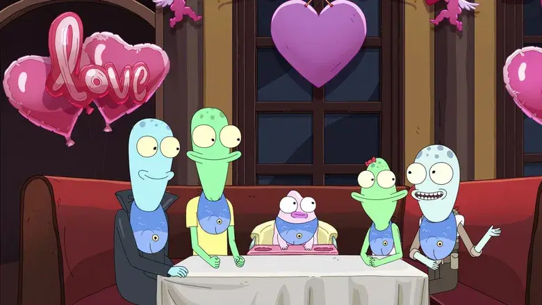 Un especial de San Valentín de los Solar Opposites con un romanticismo devastador