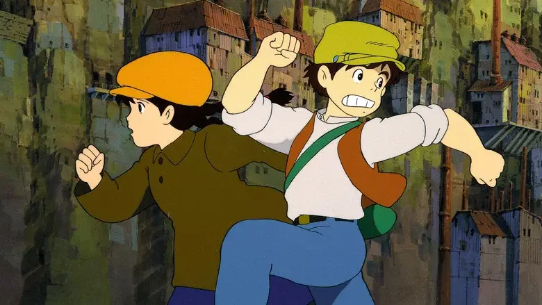 El castillo en el cielo - Fondo