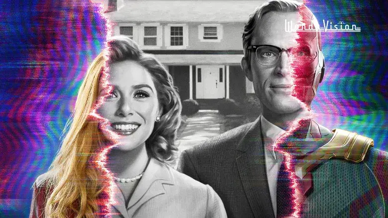 Bruja Escarlata y Visión - Fondo