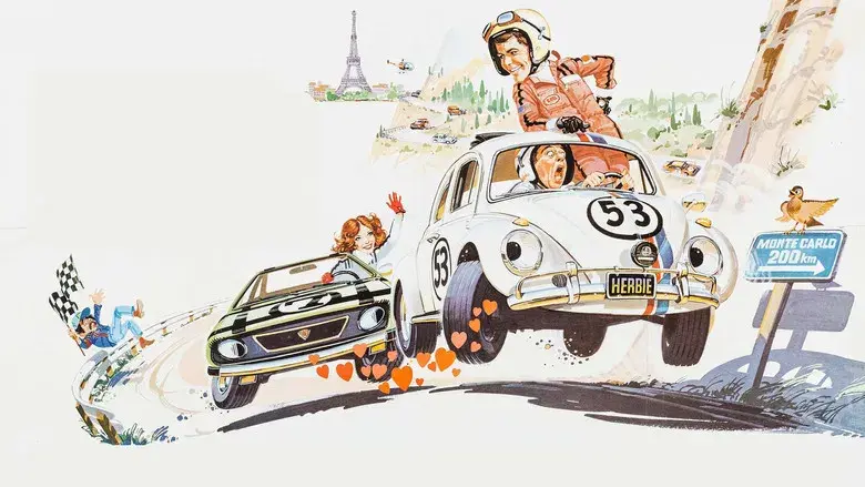 Herbie en el Grand Prix de Montecarlo - Fondo
