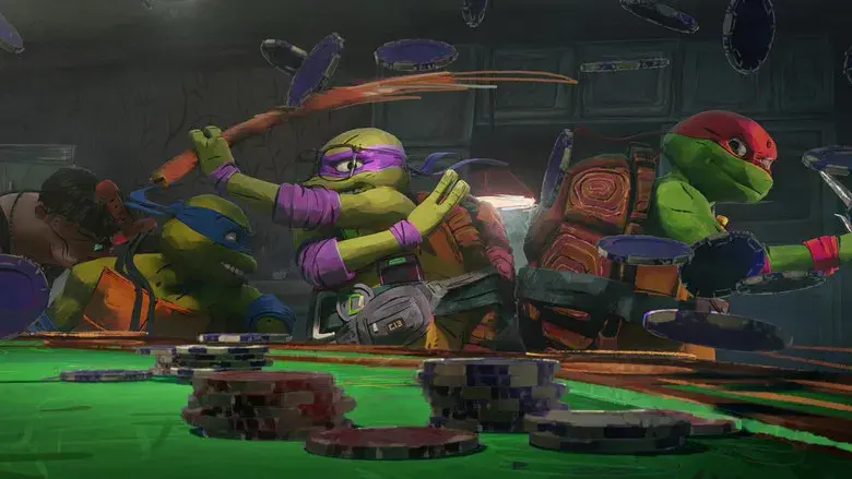 Ninja Turtles: Caos mutante - Fondo