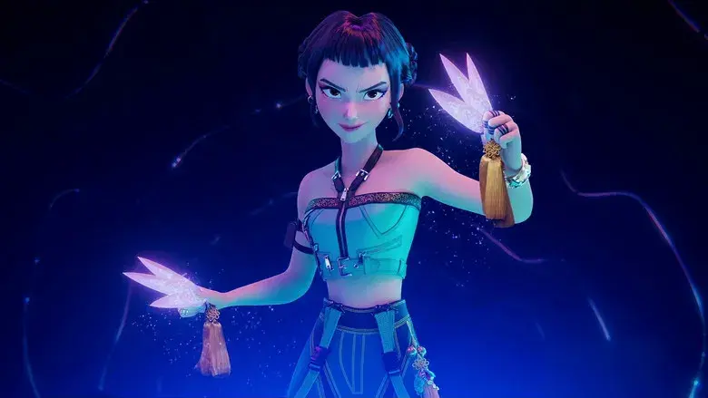 Las guerreras k-pop - Fondo