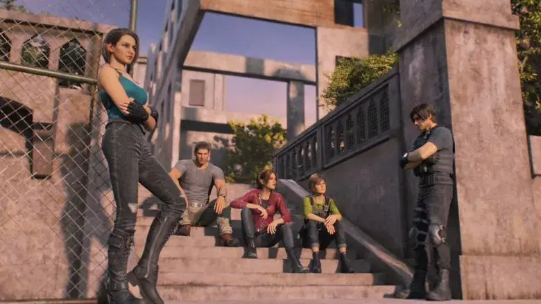 Resident Evil: Death Island - Fondo