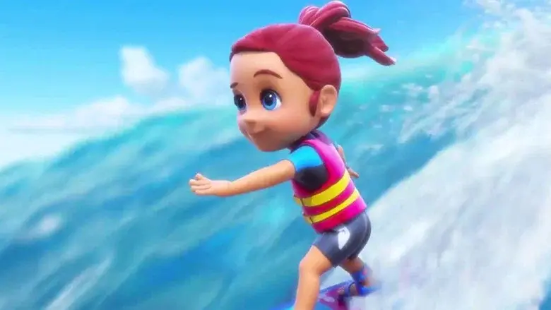 Sorpresa entre las olas