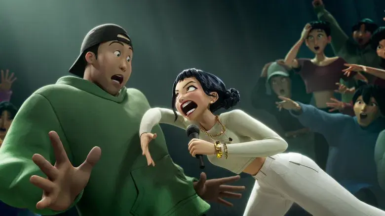 Las guerreras k-pop - Fondo