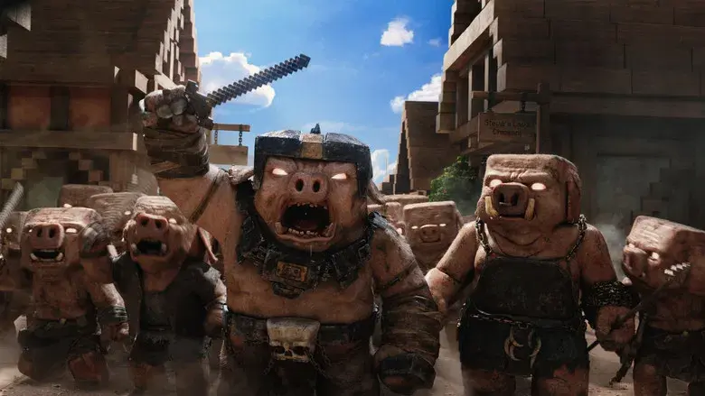 Una película de Minecraft - Fondo