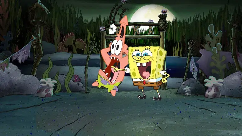 Bob Esponja: Campamento del Terror - Fondo