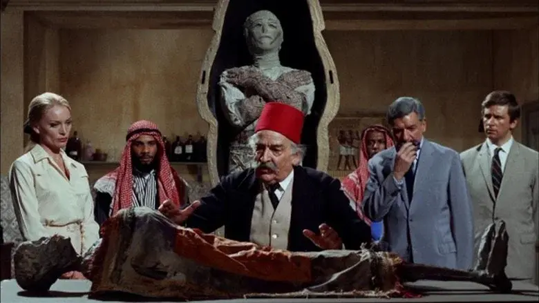 El sudario de la momia - Fondo