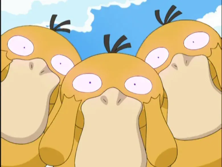 ¡La barrera de los Psyduck!