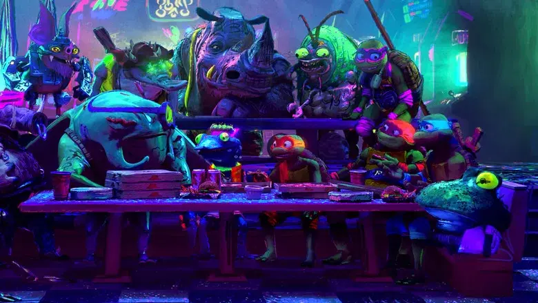 Ninja Turtles: Caos mutante - Fondo