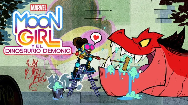 Marvel's Moon Girl y Dinosaurio Diabólico - Fondo