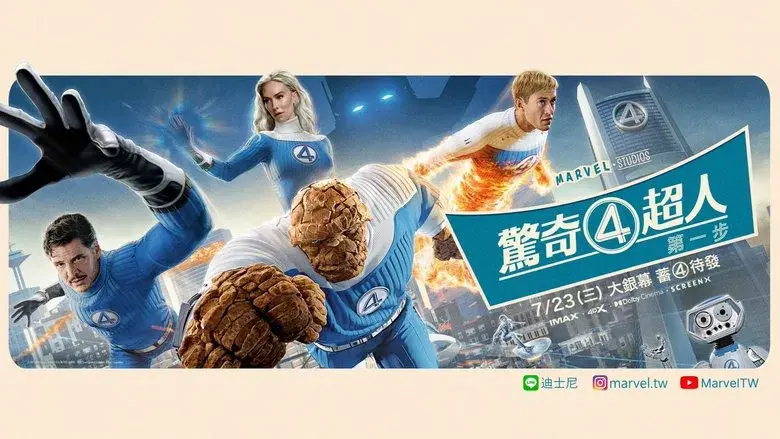 Los Cuatro Fantásticos: Primeros pasos - Fondo