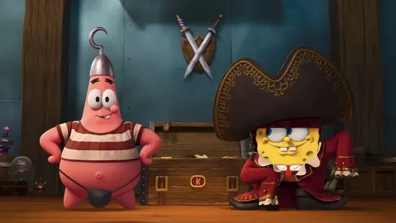 Bob Esponja: Una aventura pirata - Fondo