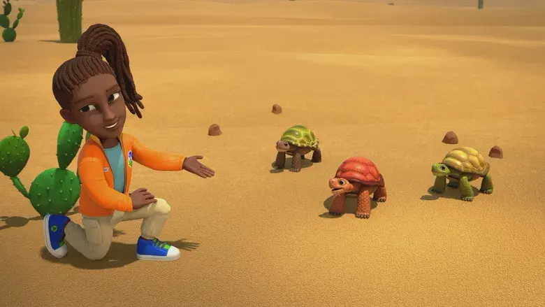 El Hombre de Arena y la tortuga