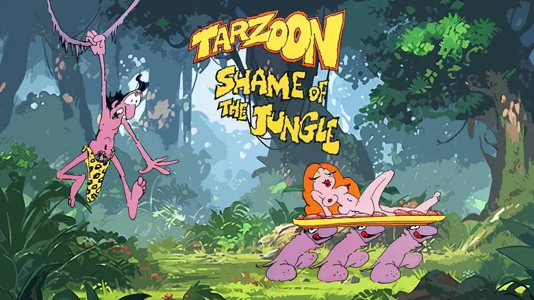 Tarzoon, la vergüenza de la jungla - Fondo