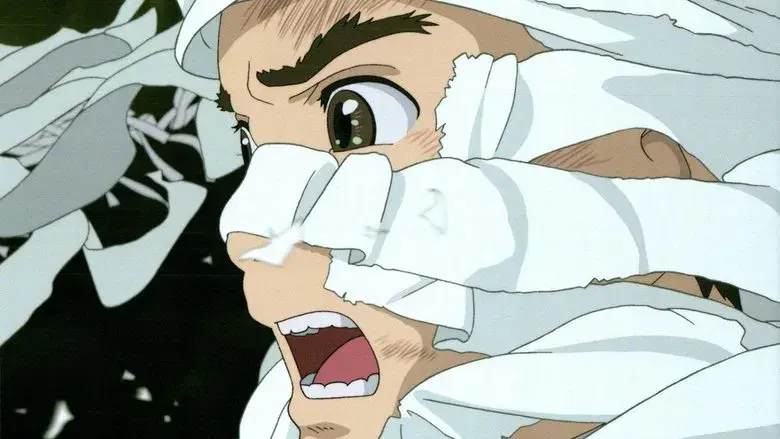 El chico y la garza - Fondo