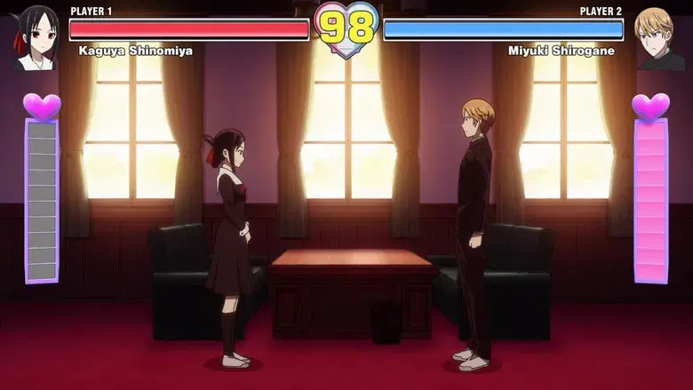 Yu Ishigami cierra los ojos, Parte 2 / Kaguya quiere tocar / Kaguya no dice que no