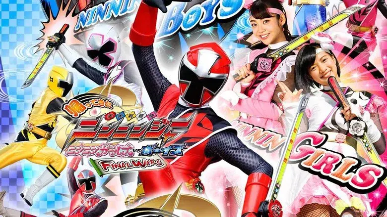 ¡Regresan! Shuriken Sentai Ninninger - NinninGirls Vs NinninBoys - FINAL WARS - Fondo