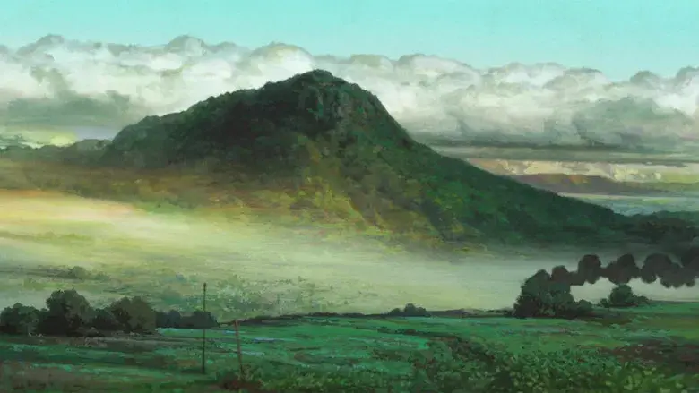 El chico y la garza - Fondo