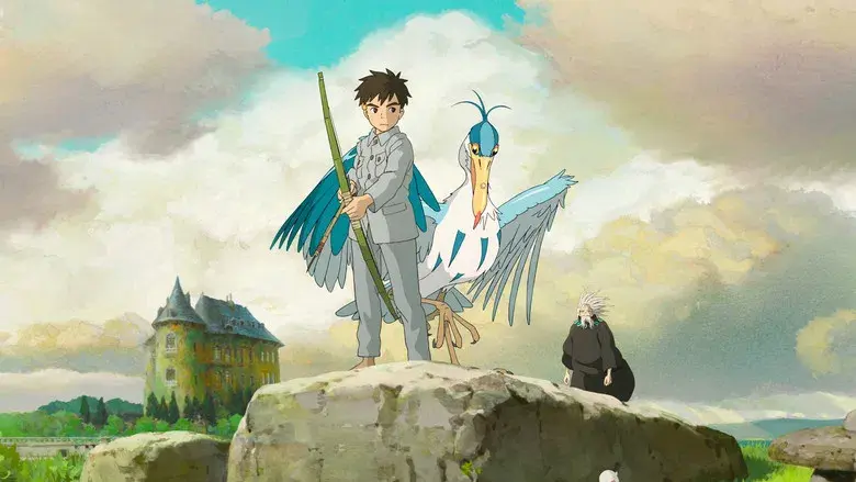 El chico y la garza - Fondo