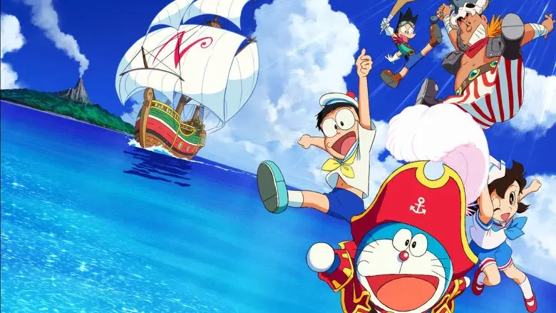 Doraemon y La Misteriosa Isla Del Tesoro - Fondo