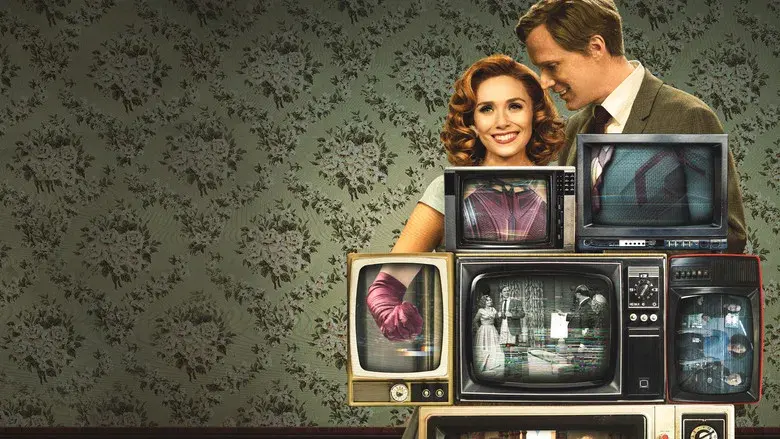 Bruja Escarlata y Visión - Fondo