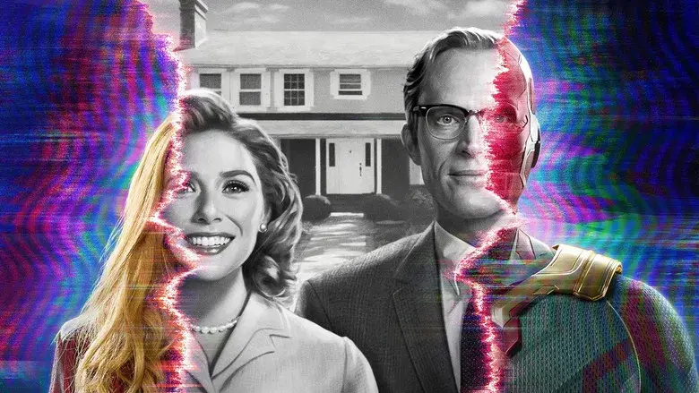 Bruja Escarlata y Visión - Fondo