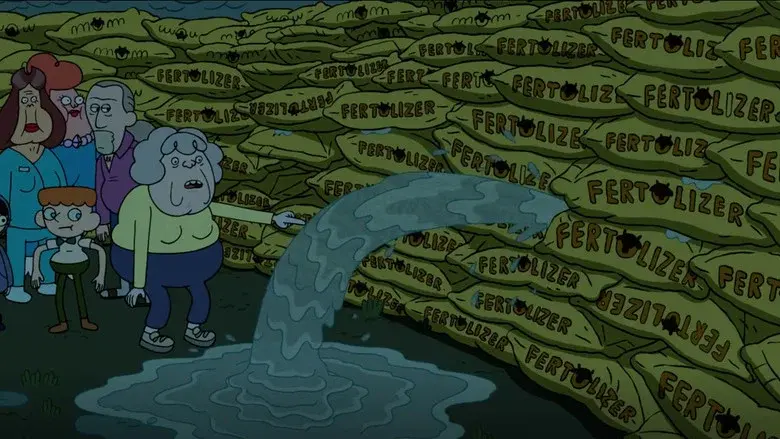 Clarence’s Stormy Sleepover - Fondo