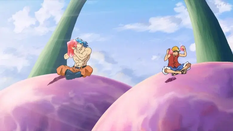 ¡La combinación más potente! ¡La lucha de Luffy y Toriko!